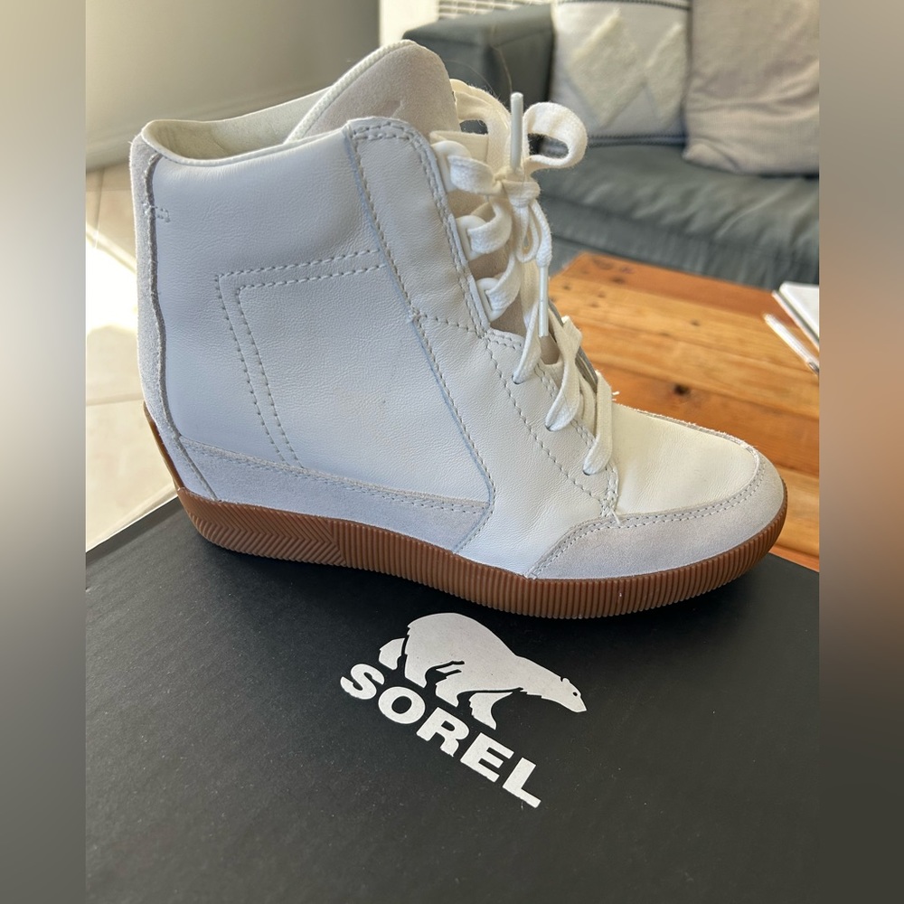 Sorel Out N About Wedge white size 6